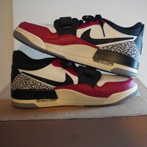 NIKE AIR JORDAN LEGACY 312 LOW CHICAGO SUMMIT WHITE-BLACK-RED SZ 10.5 CD7069-106